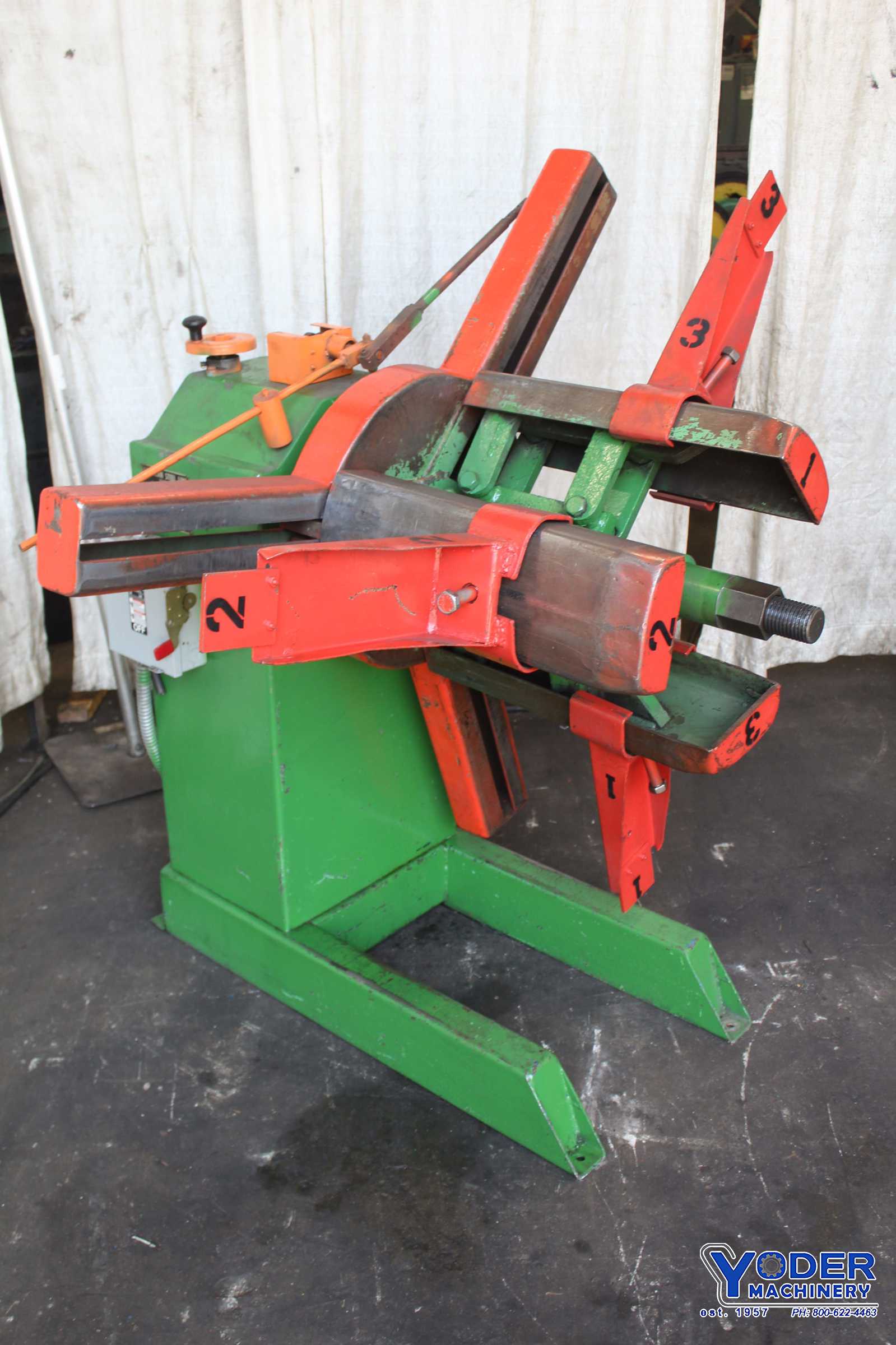 1000 lb. American Steel Line #60, motorized coil reel, 18" width, 12"-21" ID, 54" outside dimensions, #72221 - Image 6
