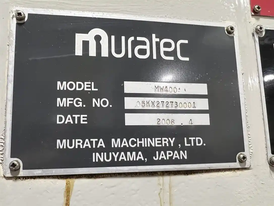 Muratec #MW400, dual spindle turning center,dual 3-jaw 15" chucks,dual 8-position turrets, 3500 RPM, 40 - Image 7