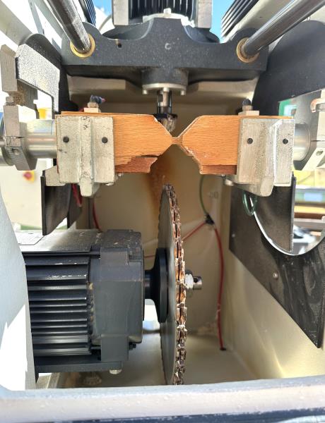 Stegherr #KSF-Mini/K, Mini Cross Joint Milling Machine, 53 mm x 72 mm workpiece, (2) 1.5 HP, 2830/2850 RPM - Image 2