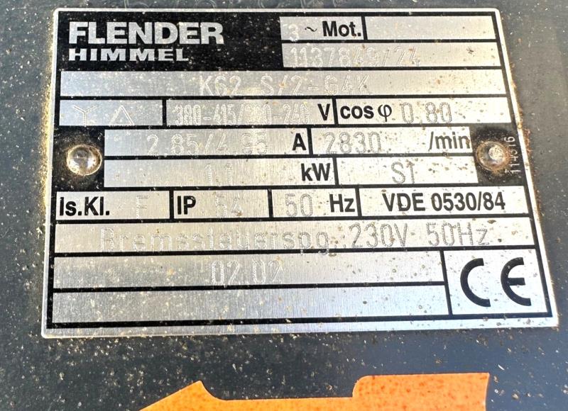 Stegherr #KSF-Mini/K, Mini Cross Joint Milling Machine, 53 mm x 72 mm workpiece, (2) 1.5 HP, 2830/2850 RPM - Image 10