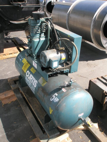 200 psi, Curtis Master Line #P96A, Air Compressor, 450 F, 5 HP, 1750 RPM, 208-230/460 V - Image 4
