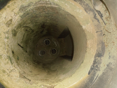 10 sq.ft., Pneumatic Inline Dust Collector, (3) 4" dia. x 36" H bags, 9" dia. outlet, 3" dia. inlet, 1/2 HP - Image 2