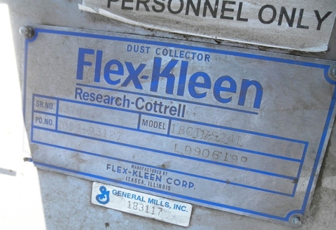 160 sq.ft., Flex-Kleen #18CTBS241, High Pressure/High Vacuum Dust Collector, 42" dia. x 5' straight side - Image 5