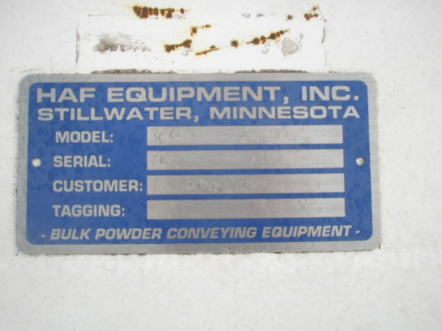 28 sq.ft., HAF Equipment Inc. #36C1853, Baghouse Dust Collector, 30" dia. x 40" straight side unit, (8) - Image 5