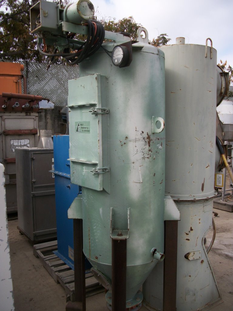 Best Engineering Corp, Dust Collector, 24" diameter x 56" tall unit, (7) 6" diameter x 4' L bags, 2" - Image 1
