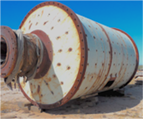 10.6' x 14' Marcy, Ball Mill, 1000 kW transformer, 196" teeth & 21" face helical gear, 800 HP, 1170 RPM, 4160 - Image 2