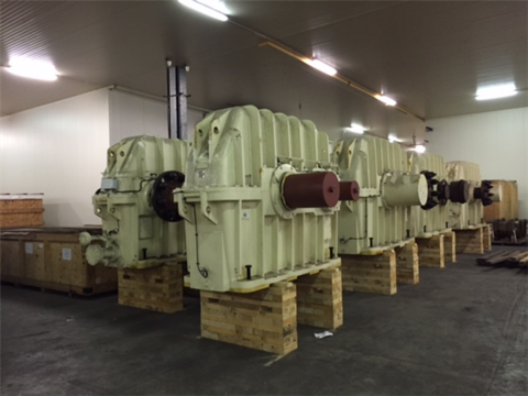 22' x 38' Metso, Ball Mill, 13410 HP motor, 6075 HP rotor, overflow ball mill, rubber liners - Image 2