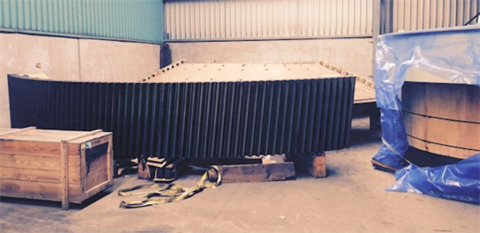 22' x 38' Metso, Ball Mill, 13410 HP motor, 6075 HP rotor, overflow ball mill, rubber liners - Image 3