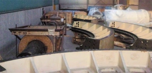 22' x 38' Metso, Ball Mill, 13410 HP motor, 6075 HP rotor, overflow ball mill, rubber liners - Image 8