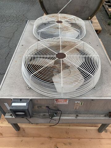 Kramer #DD100, Double Fan Fluid Cooler, (2) 24" diameter Fans, 1/3 HP - Image 4