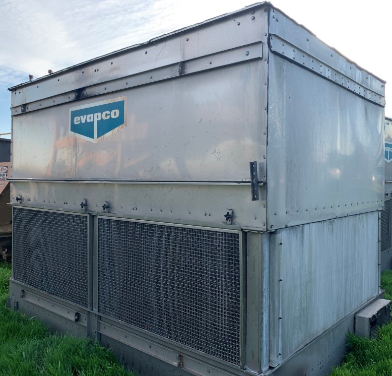 674 Ton, Evapco #AT-29824, Dual Cell Cooling Tower, Stainless Steel (2) 9' width x 12' L x 13' tall Cell - Image 2