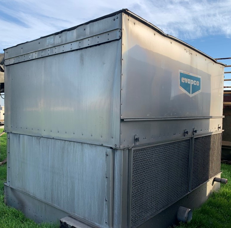 674 Ton, Evapco #AT-29824, Dual Cell Cooling Tower, Stainless Steel (2) 9' width x 12' L x 13' tall Cell - Image 3