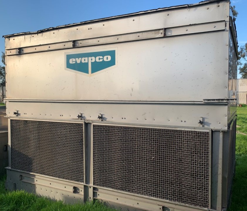 674 Ton, Evapco #AT-29824, Dual Cell Cooling Tower, Stainless Steel (2) 9' width x 12' L x 13' tall Cell - Image 4