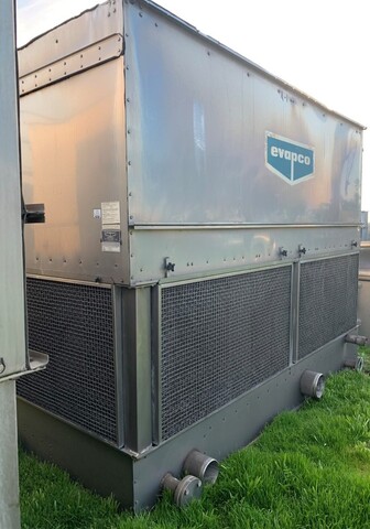 674 Ton, Evapco #AT-29824, Dual Cell Cooling Tower, Stainless Steel (2) 9' width x 12' L x 13' tall Cell - Image 6