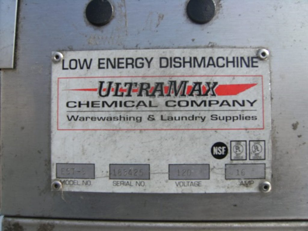 Ultramax #EST-8, Tray Washer, 20" width x 44" L x 17" deep washing area, 1 HP pump, 120 V, 16 Amps - Image 7