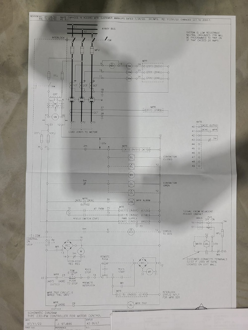 350 HP Elliott, 230-PM, explosion proof across the line starters, 4100 Volts - Image 9