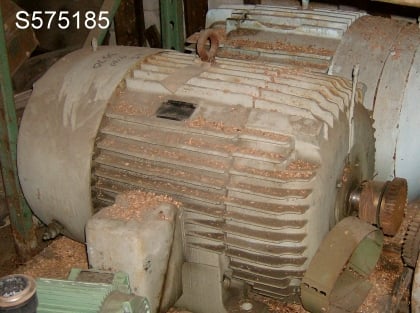 125 HP 3570 RPM General Electric, Frame 445TNS, 142 amps, 1.0 service factor, 440 Volts - Image 1