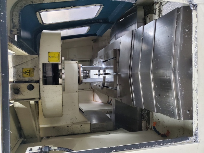 Hardinge #VMC-1000II, CNC vertical machining center,Fanuc 0iMB, 40" X, 20" Y, 20" Z, 8000 RPM, 20 automatic - Image 6