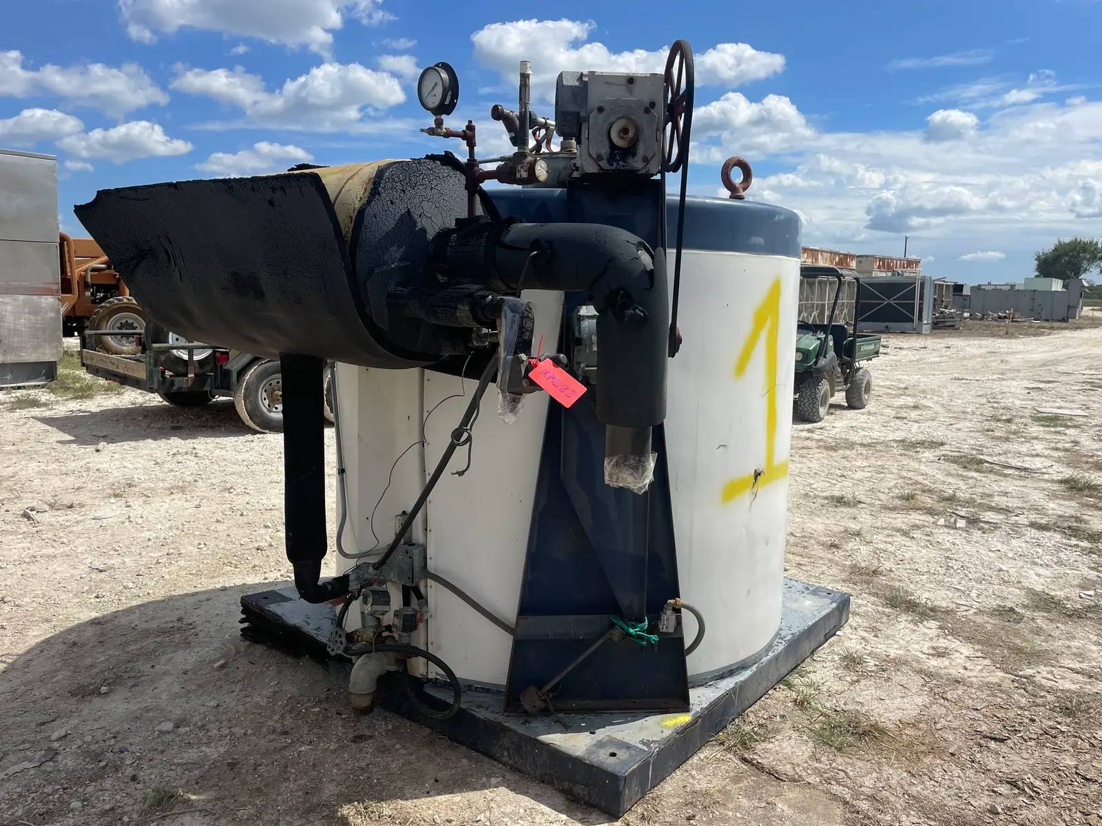 45 Ton, North Star Ice #M60-77, Carbon Steel flake ice maker, Halocarbon (Freon) refrigeration, 1 HP motor - Image 8