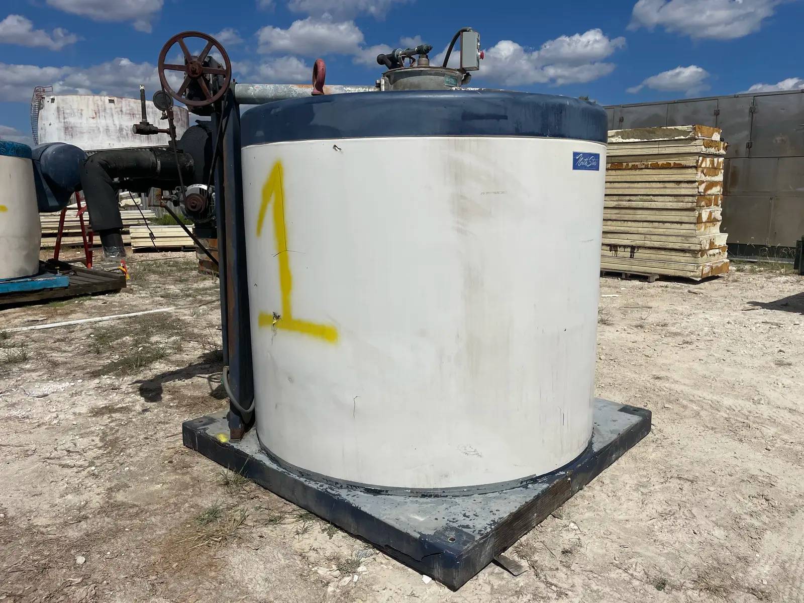 45 Ton, North Star Ice #M60-77, Carbon Steel flake ice maker, Halocarbon (Freon) refrigeration, 1 HP motor - Image 10