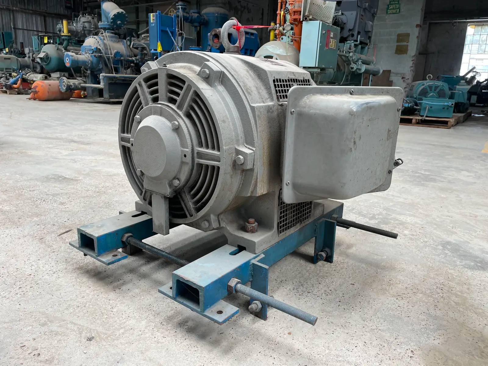 100 HP 1780 RPM Teco Westinghouse, Frame 404T, induction motor, 230/115 amps, 230/460 Volts - Image 10