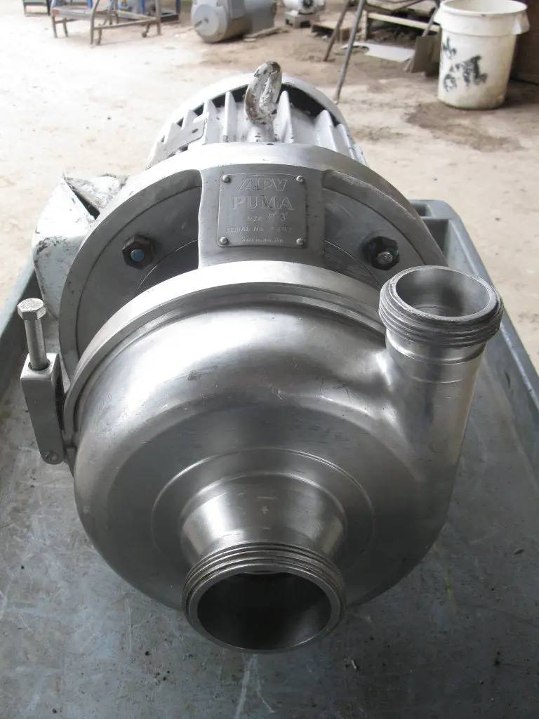 160 GPM, APV #Puma centrifugal pump, 2-3-9 size, 5 HP, 1730 RPM, 220/440 V. - Image 5