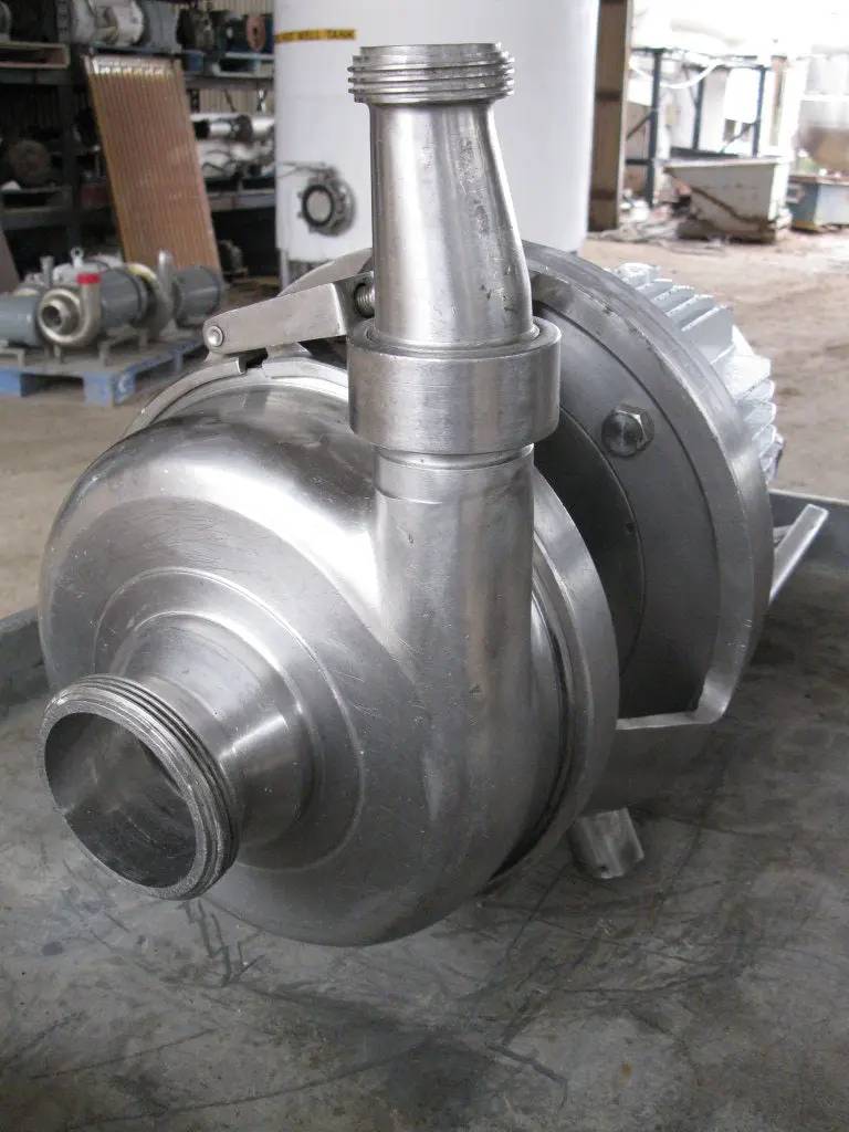 240 GPM, APV #Puma-III, sanitary centrifugal pump, 2-3 size, 100 psi, 5 HP, 3500 RPM - Image 6