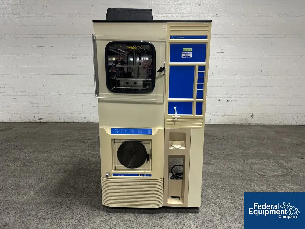 SP Scientific VirTis #25L-Genesis-XL-70, Vacuum Freeze Dryer, 4.6 squaring ft, (3) approx 10.5" W x 20.5" L - Image 1