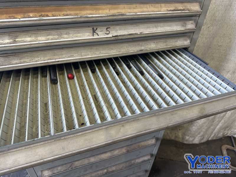 13 Drawer Vidmar cabinet with tooling, #77057 - Image 3