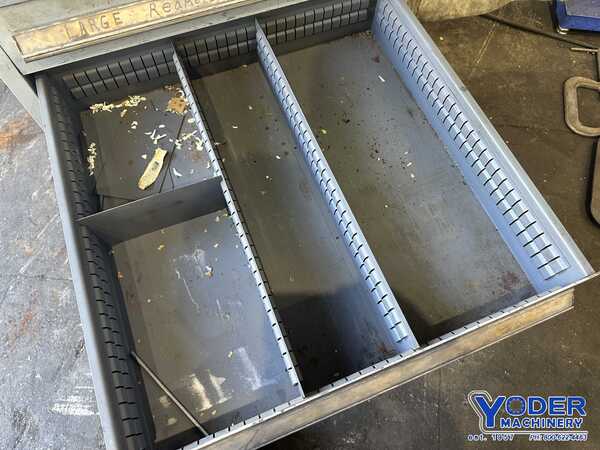 13 Drawer Vidmar cabinet with tooling, #77057 - Image 4