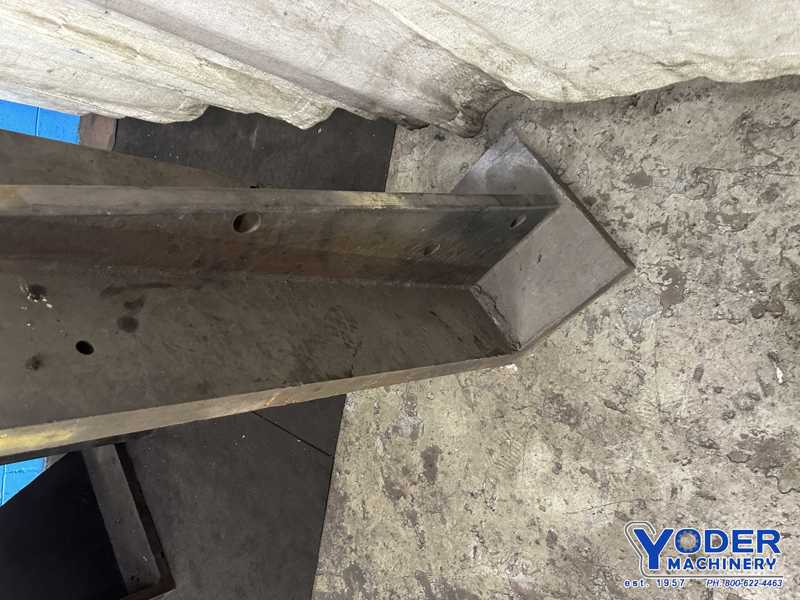 18" x 60" x 14" Angle plate, tapped holes, #77202 - Image 4