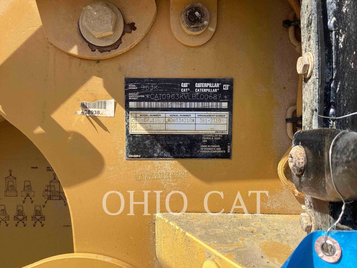 Caterpillar 963K, Track Loader, 7902 hours, S/N: LBL00687, 2018 - Image 6