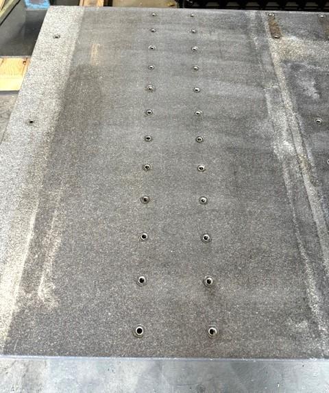 48" x 79" x 18" Granite Surface Plate, drilled & tapped - Image 6