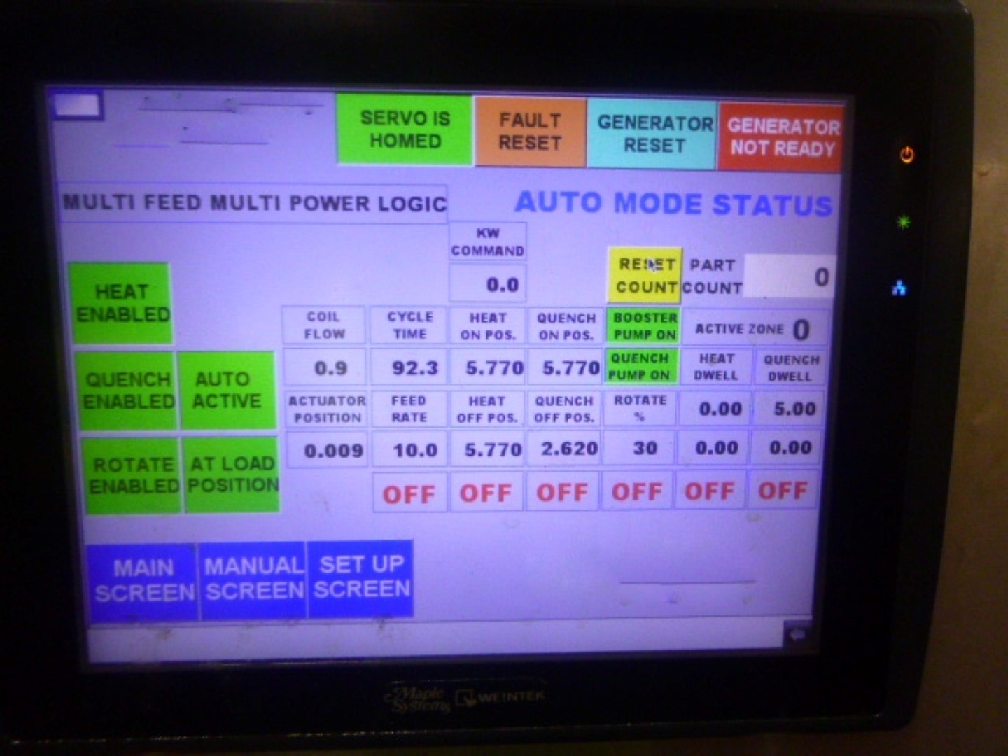 150 KW InductoHeat, induction hardener, panelmate control, dual palm, scanning - Image 6