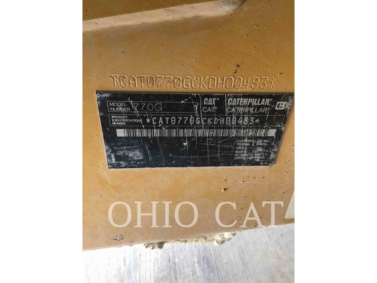 Caterpillar 770G, Off Highway Truck, 3808 hours, S/N: KDH00483, 2020 - Image 6