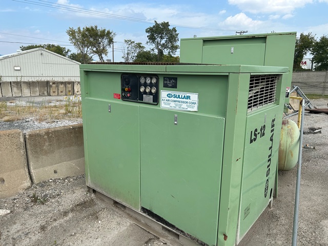 60 psi, Sullair #ES8-15H ACAC, 60 HP, 125/235 PSI, compressor, $8,900.00 - Image 1