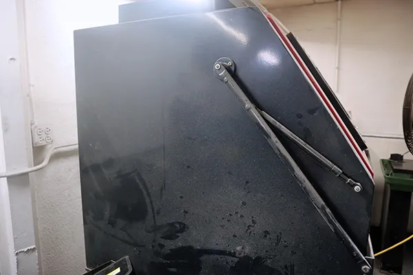 36" x 24" Cabinet Sandblaster, foot pedal, dust collector - Image 3