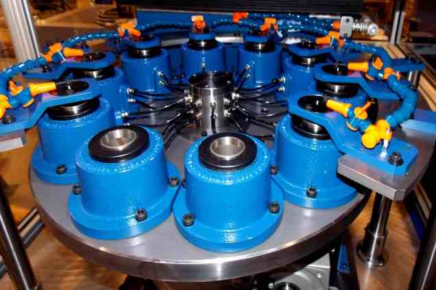 Barnes #MSSP-1000-R8, multiple spindle single pass vertical honing machine, never used, 2014 - Image 7