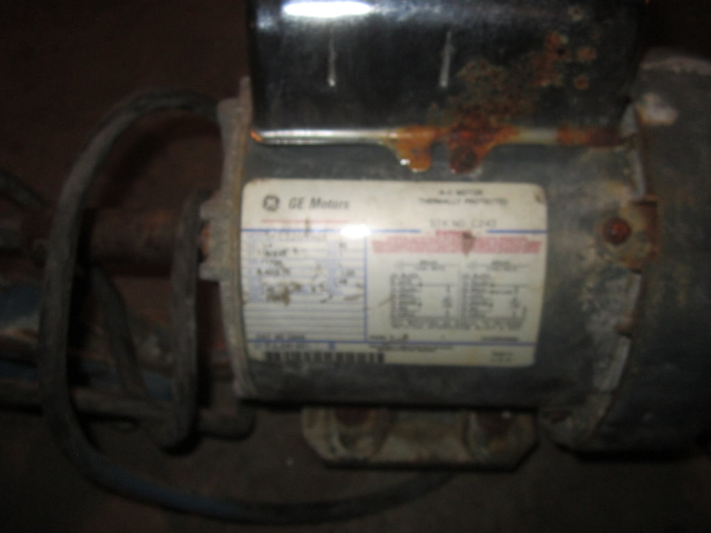 .25 HP General Electric, Agitator Mixer, 5/8" diameter x 40" L shaft, 6" diameter Propeller, 1750 RPM - Image 5