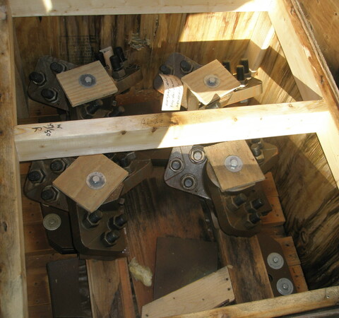 Lotus, Mixer Shaft & Paddles, 3" diameter x 13' L shaft, (3) 24" L paddles - Image 6
