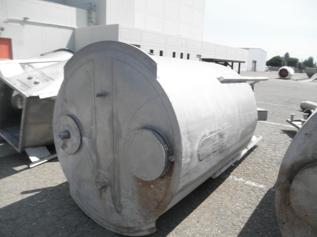 175 cu.ft., Bin w/dual Auger Live Bin Bottom, Stainless Steel, 60" diameter x 80" straight side bin, 48" - Image 4