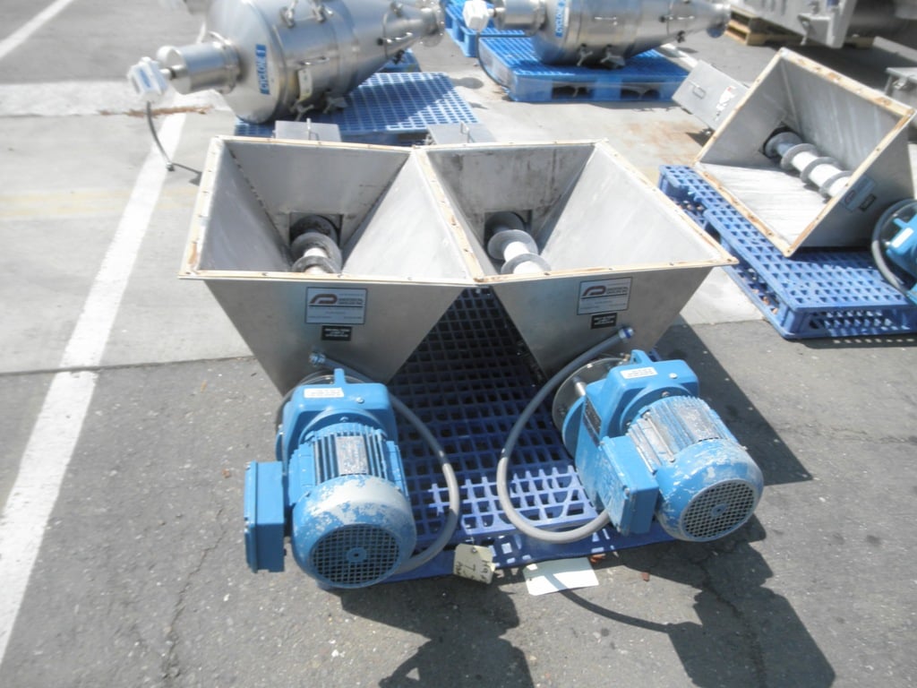 175 cu.ft., Bin w/dual Auger Live Bin Bottom, Stainless Steel, 60" diameter x 80" straight side bin, 48" - Image 9