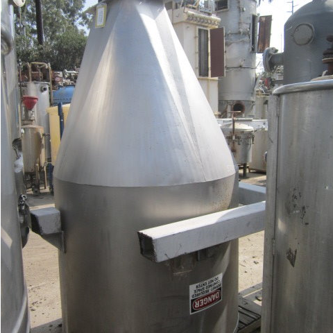 400 gallon Food Pro Equip Co, Tank, Stainless Steel, 50 cu.ft., 4' diameter x 3' 8" straight side, 60 deg. - Image 3