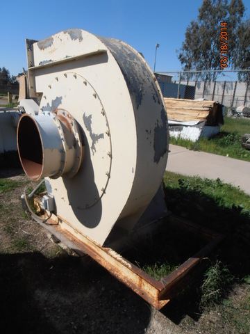 Centrifugal Blower, 18" diameter Inlet, 12" x 16" outlet, 3800 RPM fan, 100 HP, 1775 RPM, 230/460 V - Image 4