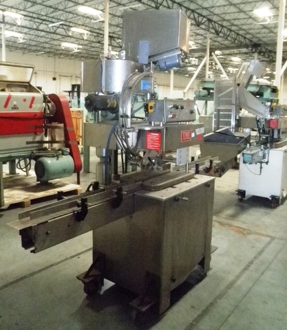 Kaps-All #B, Capper, 4.5" width x 8' L belt, w/ Stainless Steel hopper - Image 3