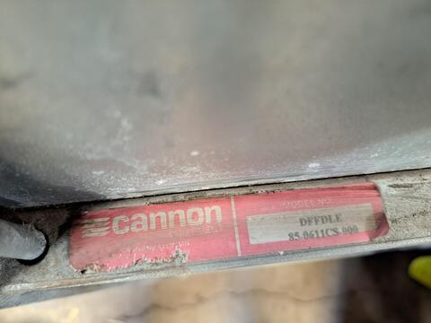 Cannon Equipment #DFFDLE 85-0611CS-000, 2-Shelf Security Cage, 1000 lb. load capacity, 45" width x 72" L x - Image 3