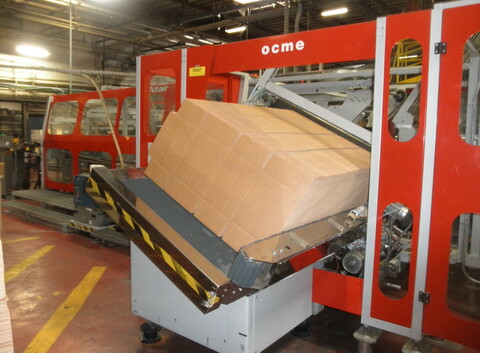 OCME #Altair-60, Wrap Around Case Packer, 13.46" width x 10.11" L x 13.77" H case size capacity, previously - Image 1