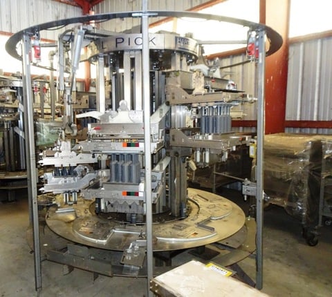 Hartness #GlobalPick-3500, Continuous Rotary Case Picker, 6-Station w/24 picking fingers each station, 70 - Image 1