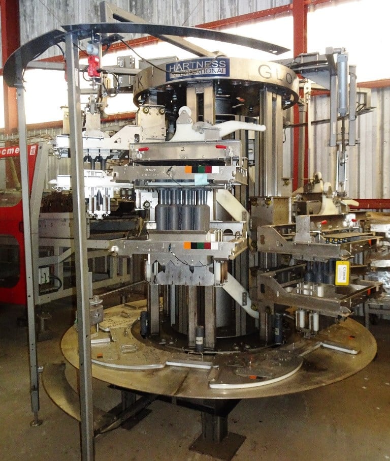 Hartness #GlobalPick-3500, Continuous Rotary Case Picker, 6-Station w/24 picking fingers each station, 70 - Image 8