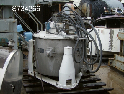 32" x 20" Ametek #32x20, Basket Centrifuge, Stainless Steel, 96 lbs./cu.ft., 3.16 cu.ft. w/ 3" cake, 1325 RPM - Image 3